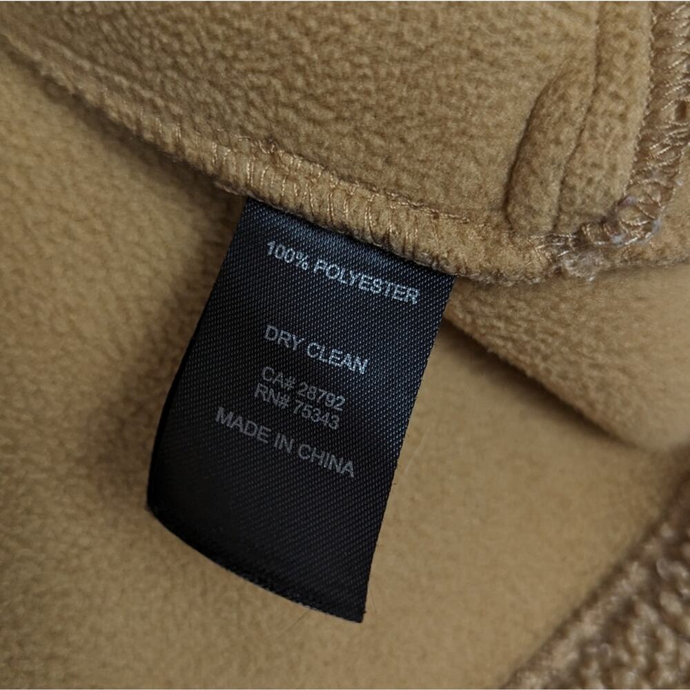 Joie Camel Button Up Sherpa Fuzzy Jacket Size S - image 7